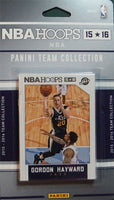 Utah Jazz 2015 2016 Hoops Factory Sealed Team Set with Trey Lyles Rookie Card