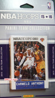 New York Knicks 2015 2016 Hoops Factory Sealed Team Set Featuring Kristaps Porzingis Rookie card