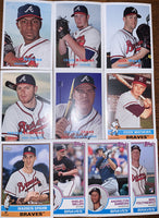 Atlanta Braves 2015 Topps ARCHIVES Series 10 Card Team Set with Warren Spahn, Chipper Jones, Yount+