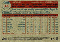 Chicago Cubs 2015 Topps ARCHIVES Team Set with Javier Baez Rookie Card #16