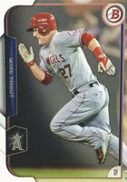 Los Angeles Angels of Anaheim 2015 Bowman 12 Card Team Set with Mike Trout Plus