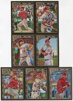 Los Angeles Angels 2015 Topps GYPSY QUEEN Series Basic 7 Card Team Set with Albert Pujols, Mike Trout plus