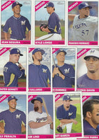 Milwaukee Brewers 2015 Topps HERITAGE Team Set with Khris Davis Plus