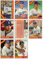 Los Angeles Dodgers 2015 Topps HERITAGE Series Team Set with Clayton Kershaw Plus