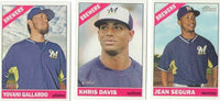 Milwaukee Brewers 2015 Topps HERITAGE Team Set with Khris Davis Plus