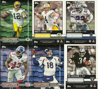 2015 Topps Football Past and Present Performers 30 Card Dual Player Insert Set LOADED with HOFers!