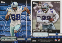 2015 Topps Football Past and Present Performers 30 Card Dual Player Insert Set LOADED with HOFers!