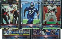 New York Giants 2015 Topps Team Set with Multiple Eli Manning and Odell Beckham Cards Plus