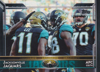 Jacksonville Jaguars 2015 Topps Complete 13 Card Team Set with Blake Bortles, Julius Thomas plus