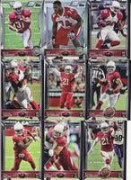 Arizona Cardinals 2015 Topps Team Set with Multiple Larry Fitzgerald and Patrick Peterson Plus