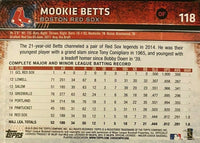 Boston Red Sox 2015 Topps Opening Day 12 Card Team Set Featuring Xander Bogaerts and Mookie Betts 1st Year Cards Plus