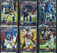 New York Giants 2015 Topps Team Set with Multiple Eli Manning and Odell Beckham Cards Plus