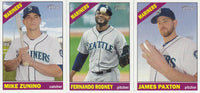 Seattle Mariners 2015 Topps HERITAGE Series Complete Basic 12 Card Team Set with Austin Jackson, Dustin Ackley plus