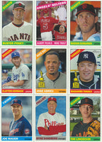 2015 Topps Heritage Baseball Series Complete Mint Basic 425 Card Set in 1966 Design