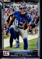 New York Giants 2015 Topps Team Set with Multiple Eli Manning and Odell Beckham Cards Plus