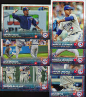 Toronto Blue Jays 2015 Topps Complete 25 card Team Set with Jose Bautista and Edwin Encarnacion Plus