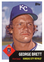 Kansas City Royals 2016 Topps Archives Complete Mint 9 Card Team Set with George Brett, Lorenzo Cain, Eric Hosmer, Salvador Perez plus