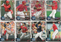 Washington Nationals 2016 Bowman Team Set including Trea Turner Rookie Card and Max Scherzer Plus