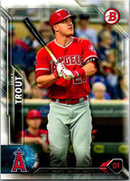Los Angeles Angels 2016 Bowman 8 Card Team Set with Mike Trout and Albert Pujols Plus
