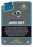 Jared Goff 2016 Donruss Mint Rated Rookie Card #372