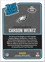 Carson Wentz 2016 Donruss Mint Rated Rookie Card #356