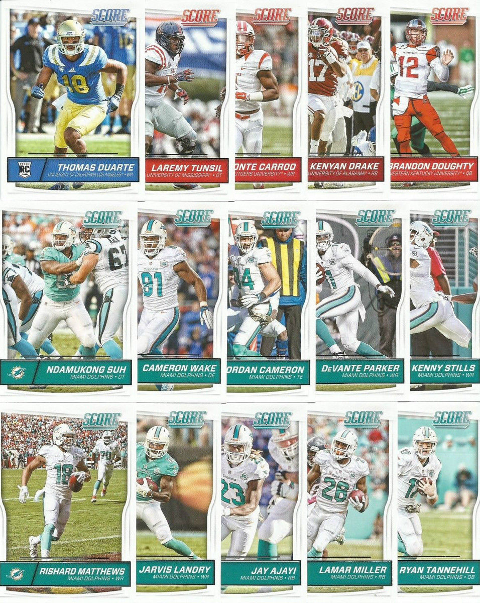 Miami Dolphins 2013 Topps Team Set with Ryan Tannehill and Cameron Wak