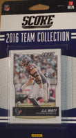 Houston Texans 2016 Score Factory Sealed Team Set