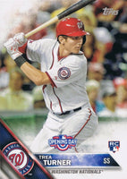 Washington Nationals 2016 Topps OPENING DAY Team Set with Trea Turner Rookie Card Plus