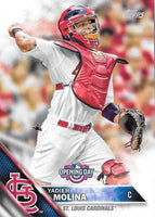 St. Louis Cardinals 2016 Topps OPENING DAY Series 9 card Team Set with Yadier Molina+
