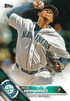 Seattle Mariners 2016 Topps Complete Series One and Two Regular Issue 23 card Team Set with Felix Hernandez, Robinson Cano+