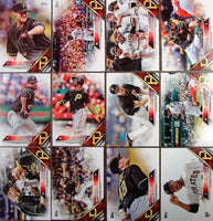 Pittsburgh Pirates 2016 Topps Complete Series One and Two Regular Issue 22 card team set with Andrew McCutchen, Gerrit Cole+