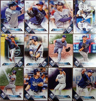 Tampa Bay Rays 2016 Topps Complete 25 Card Team Set with Evan Longoria and Kevin Kiermaier Plus