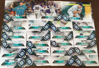 Seattle Mariners 2016 Topps Complete Series One and Two Regular Issue 23 card Team Set with Felix Hernandez, Robinson Cano+