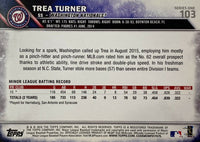 Washington Nationals 2016 Topps Complete Team Set with Bryce Harper and Trea Turner Rookie Card #103 Plus