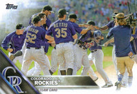 Colorado Rockies 2016 Topps Complete Series One and Two Regular Issue 23 card Team Set with Carlos Gonzalez, Nolan Arenado plus