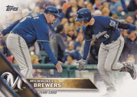 Milwaukee Brewers 2016 Topps Complete 25 card Team Set with Ryan Braun Plus
