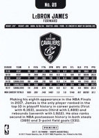 LeBron James 2017 2018 Hoops Basketball Series Mint Card #25