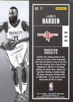 James Harden 2017 2018 Panini CONTENDERS Season Ticket Series Mint Card #77