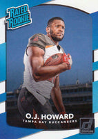 Tampa Bay Buccaneers 2017 Donruss Factory Sealed Team Set with Rated Rookie cards of Chris Godwin and O.J. Howard.