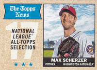 Washington Nationals 2017 Topps HERITAGE Team Set with Bryce Harper and Max Scherzer Plus