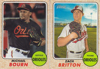 Baltimore Orioles 2017 Topps HERITAGE Team Set with Manny Machado and Trey Mancini Rookie Stars Plus