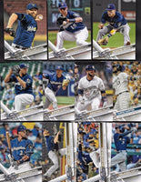 Milwaukee Brewers 2017 Topps Complete 23 card Team Set with Ryan Braun Plus