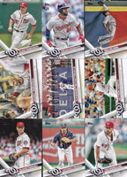Washington Nationals 2017 Topps Complete 27 Card Team Set with Bryce Harper and Max Scherzer Plus