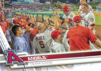 Los Angeles Angels 2017 Topps 21 Card Team Set with Mike Trout and Albert Pujols Plus