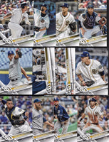 San Diego Padres 2017 Topps Complete 23 card Team Set with Wil Myers and Yangervis Solarte Plus