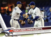 Toronto Blue Jays 2017 Topps Complete 24 Card Team Set with Troy Tulowitzki and Jose Bautista Plus