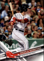Boston Red Sox 2017 Topps Complete 26 Card Team Set with Andrew Benintendi Rookie card
