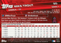 Los Angeles Angels 2017 Topps 21 Card Team Set with Mike Trout and Albert Pujols Plus