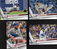 Los Angeles Dodgers 2017 Topps Complete Mint 28 Card Team Set with Corey Seager All Star Rookie Plus