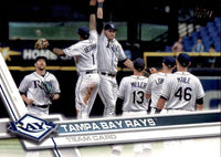 Tampa Bay Rays 2017 Topps Complete 18 Card Team Set with Evan Longoria and Kevin Kiermaier Plus